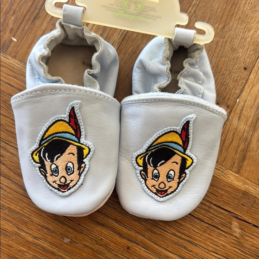 Pinocchio Light Blue Kids Shoes
