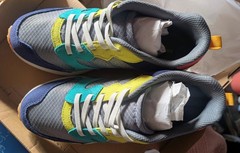 Merrel multi-color hiking athletic shoes big kids size 5.5 brand new in box