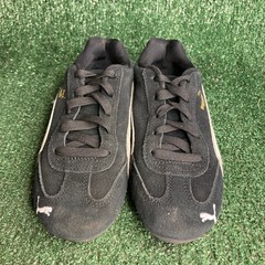 Puma Speedcat Suede Low Top Racing Athleisure Sneakers Black White Kids Size 2C