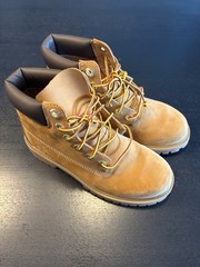 Timberland® Premium 6-Inch Boot – Big Kid – Wheat Size US4 -EU 36 New Unisex