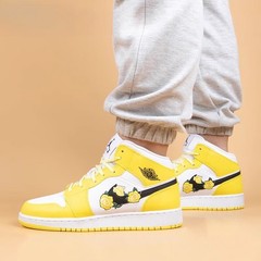 Jordan 1 Mid Dynamic Yellow Floral GS AV5174-700