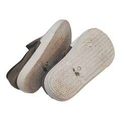 Cute Baby Shark Shoes Toddler Grey And White Sz 5