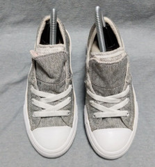 Converse, 662122F, Junior Size 13, Gray, Double tongue,