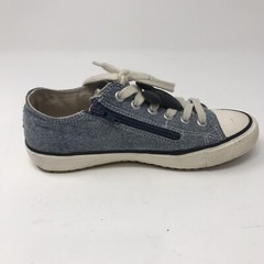 Zara Disney Sneakers Mickey Mouse Logo EUR 31 Blue Shoes Denim Kids Collab