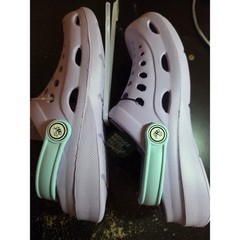 Joybees Kids Everyday Clogs Lavender Mint Green Slip On Water Shoes Size J1
