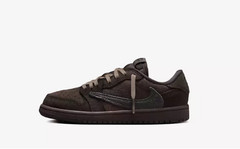 Travis Scott x Air Jordan 1 Low Velvet Brown (PS) DO5442-202 Size 11C-3Y