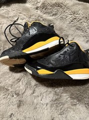 Nike Air Jordan Dub Zero Black University Gold DV1359-017 Size 12C Toddler