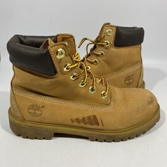 Timberland Boots Brown Suede Premium Water Proof Youth Boys Size 5