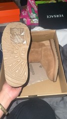 UGG Kids‘ Classic II Chestnut Suede Pull-On Ankle Boots US 4 EU 36 UK 3