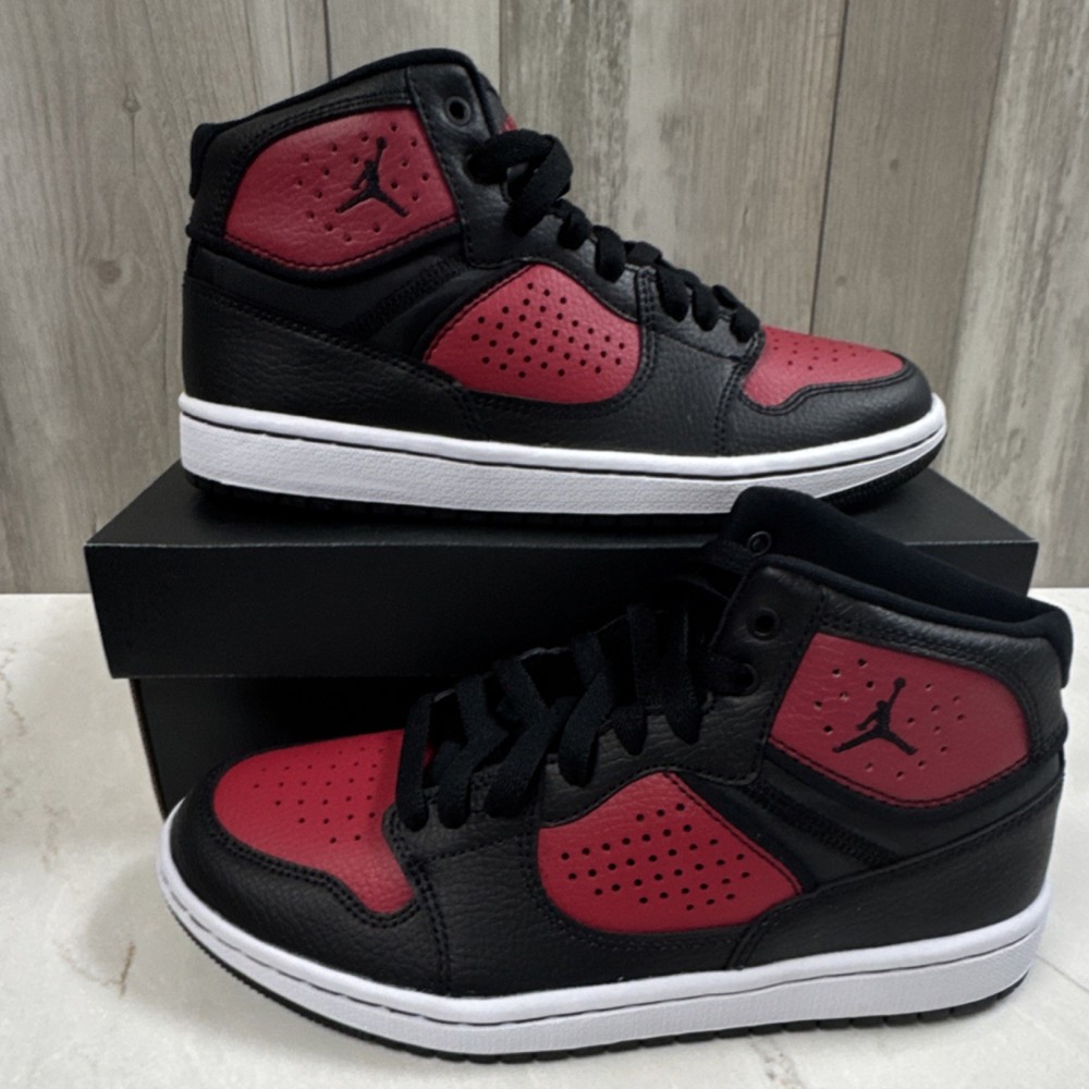 Jordan Access GS Black/Gym Red/White Unisex Kids US 5Y AV7941-006 Sneakers 5Y