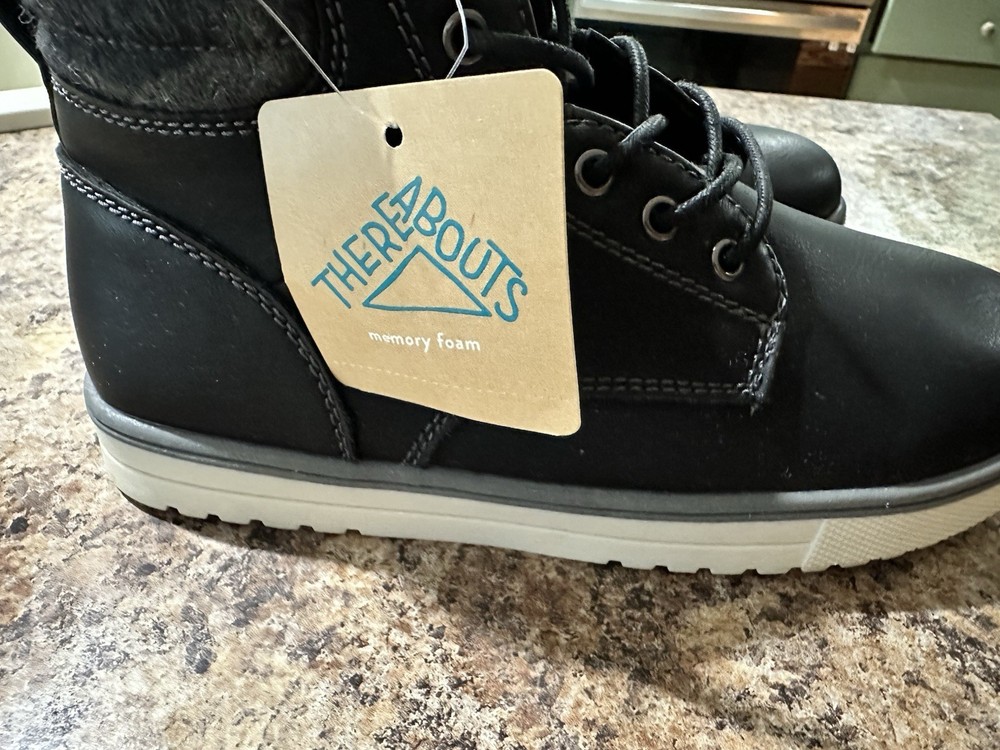 Kids Size 2 NWT Thereabouts Boots Black