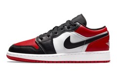 Jordan 1 Low Bred Toe GS – 553560-612 MT
