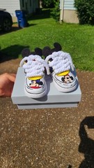 Custom Mickey Mouse Sneakers | Birthday gift | Kids Custom Shoes