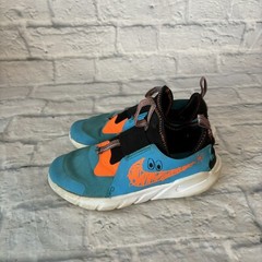 Nike Flex Runner 2 LIL PSV Blue Orange Kids Preschool Running Shoes Size 2Y