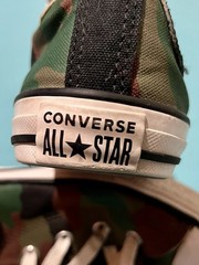 Converse / Size 4 / Chuck Taylor / Green Camouflage/Fast Food / Shoes / 662991F