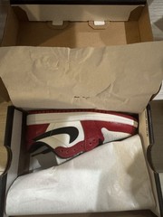 Jordan 1 Retro Low OG (PS) 12C Red/Black/White Leather Low Top HQ6996-600