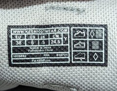 Size 6 – NWT Keen Youth Knotch Hollow Purple/Gray Strap Elastic Laces Sneakers