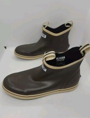 NEW XTRATUF Kids Ankle Waterproof Deck Boot – Brown Size 7M