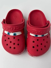 Crocs Disney Pixar Lightning McQueen Cars Toddler C8 Shoes Slip On Clogs