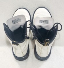 Doc Martens White Leather Kids Junior Boots Size 4M 5L US Air Wair 1460J