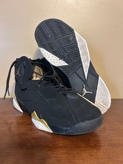Size 7Y Nike Air Jordan TRUE FLIGHT Black Metallic Gold 2019 343795-070