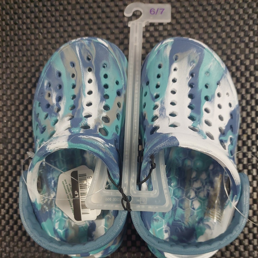 Kids Active clogs size 6/7Joybees Slip-On Shoes Blue Teal NWT