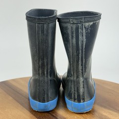 Little Kids Hunter First Classic Navy Blue Pull On Tall Rain Boots Size 8 C GUC
