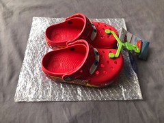 Crocs Lightning McQueen Clog Toddler Sizes C6 C7 C8 C9 C10 C11 Disney Pixar Cars