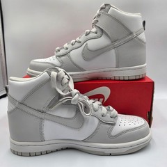 Nike Dunk High GS Vast Grey White Grey Sneakers DB2179-101 Kids Size 4Y