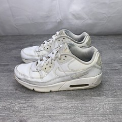 Nike Air Max 90 White Athletic Sneaker Shoes Kids Size 5.5Y – CD6864-100