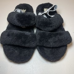 Ugg Oh Yeah Black Sheepskin 1115752K Youth Size 4 [K6]