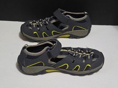 Merrell Kids Hydro H2O Hiker Sandal Youth 1 M Blue Gray Closed Toe Sport Hiking
