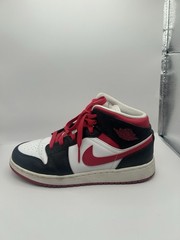 Nike PREOWNED Air Jordan 1 Mid ‘Gym Red Black White’ Size 4.5Y