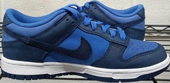 Big Kid’s Nike Dunk Low SE Comet Blue-Midnight Navy-White (GS) (HQ9293 400) –