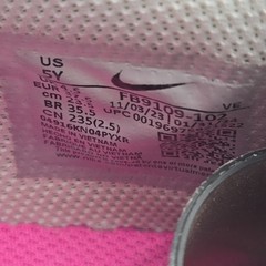 Nike Dunk Pink Low Laser Fuchsia White Shoes Size 5Y Or W6.5 FB9109-102 Sneakers