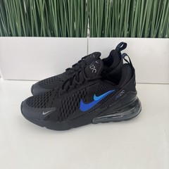 Nike Air Max 270 NBY Just Do It Black Blue CT6016-001 Size 5Y/ Womens Size 6.5
