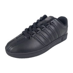 🚨 K-Swiss Classic Varsity 83343001 Shoes Sneakers Sport Black Leather Size 6 Y