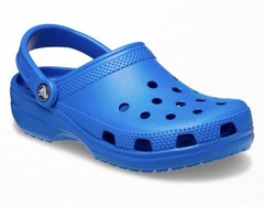 Crocs Blue Bolt C-13 New with Tags Classic Clogs Sandals Fast Shipping.