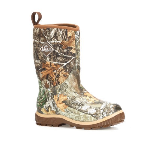 Muck Kid’s Element Boot – Realtree EDGE/Bison/Tan