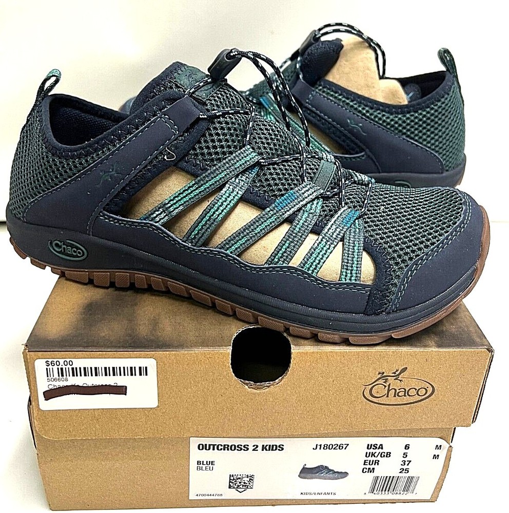 Chaco Outcross 2 Blue Water Shoe Sandal NIB Sz 11,12,13,2,4,6 Little & Big Kids