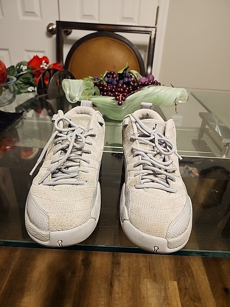 Air Jordan 12 Retro Low ‚Wolf Grey‘ 2017 Youth 308305-002, XII, Size 6Y