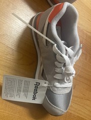 Reebok Classic GL 2620 Athletic Training Sneakers SZ 12 kids orange & grey