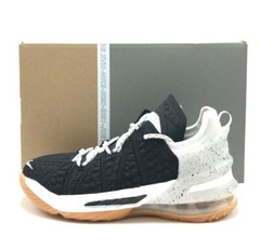 *NEW* Youth Grade-School LEBRON XVIII J (GS) BLACK / WHITE (CW2760 007)