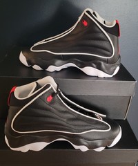 NEW AUTHENTIC JORDAN PRO STRONG (GS) „BLACK WHITE UNIVERSITY RED“ US 5.5 Y