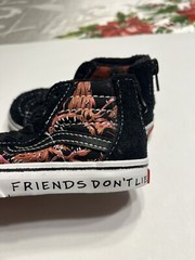Vans x Stranger Things Sk8 High Upside Down Friends Dont Lie Toddlers 6.5