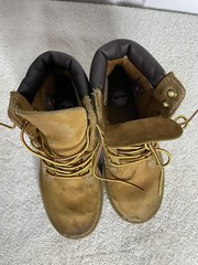 Timberland Premium Waterproof Leather Lace-Up Boots, Wheat, Little Kids Size 12