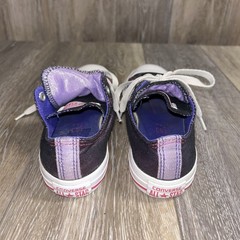 Converse Chuck Taylor Double Tongue Metallic Purple Youth Size 3 Sneaker Shoes