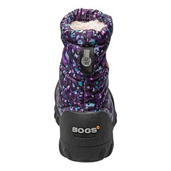 Bogs B-Moc Snow Little Textures Kid’s Winter Boots, Purple Multi, K6