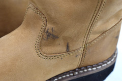 Georgia Boot-Kids 2 M Wellington Pull on-Brown-GB202 ROUND TOE WORK/WESTERN