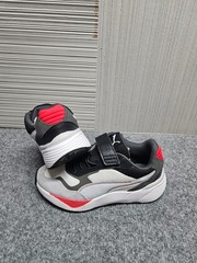 Puma Uinisex Kids Sneaker 1C Multicolor Logo Lace Up Hook & Loop Comfort Shoe